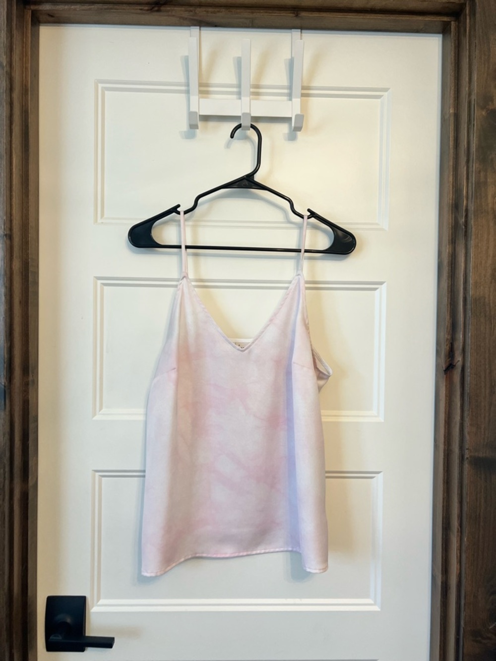a new day Pale Pink Tie-Dye Satin Cami